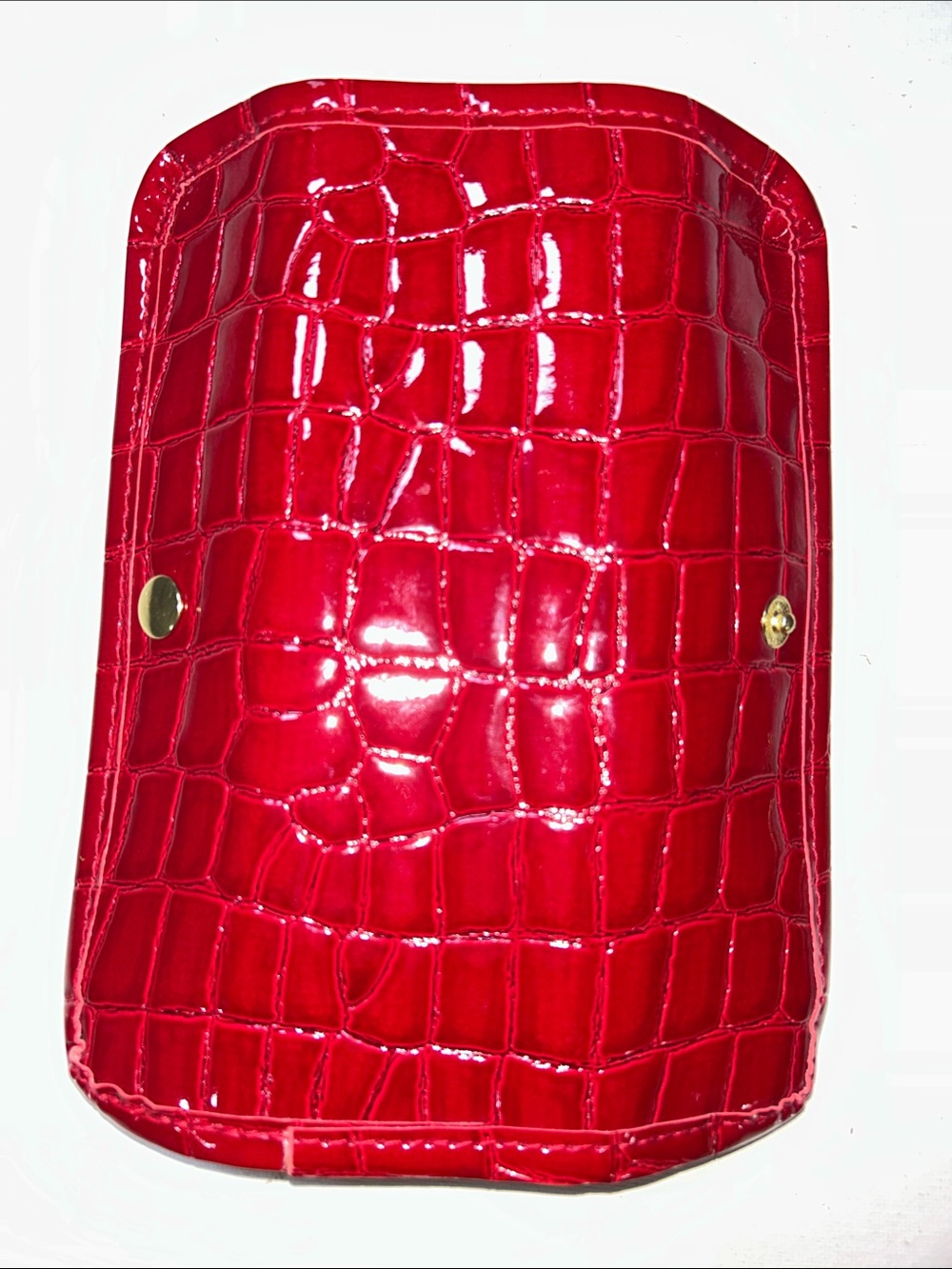 NWT Elizabeth Arden Gold Makeup Palette with Red Gloss & Red Croc Bag - Picture 6 of 15
